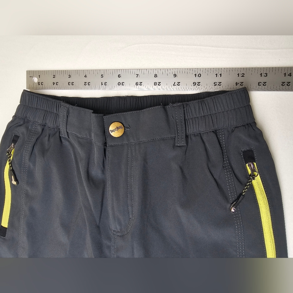 Sporting Women's Gray Hiking Pants Outdoor Activewear Elastic Waist‎ Medium - Picture 5 of 6